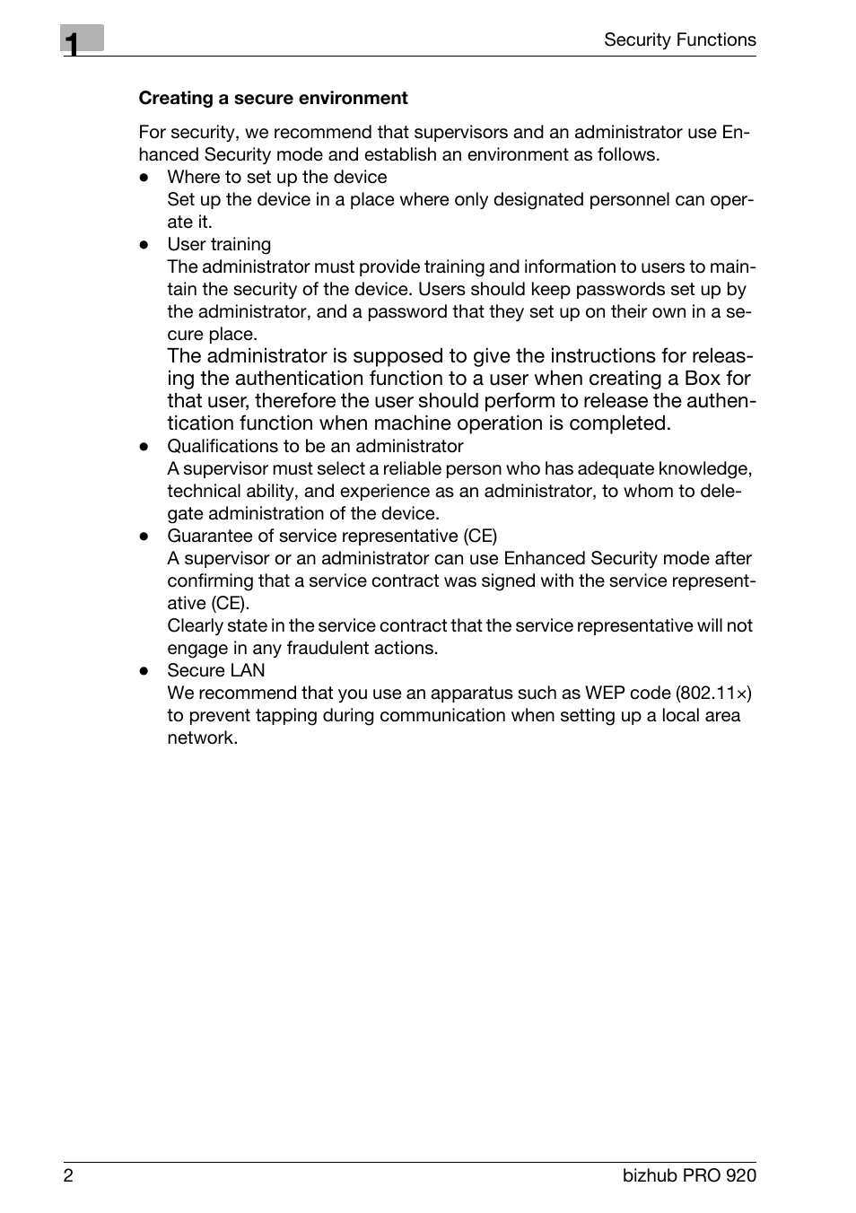 Konica Minolta 920 User Manual | Page 10 / 76