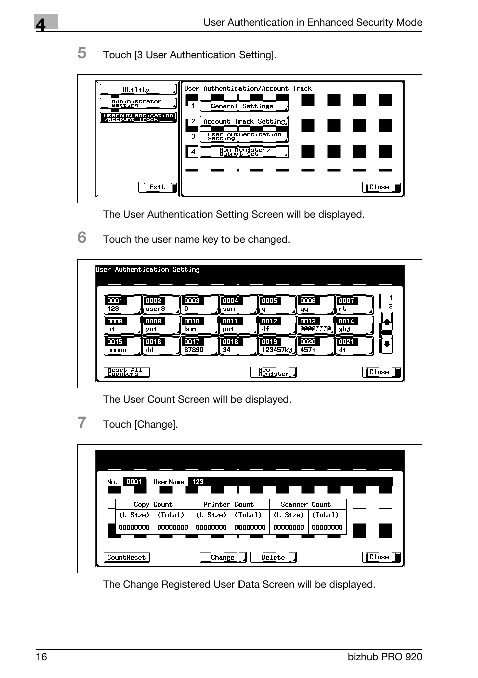 Konica Minolta 920 User Manual | Page 24 / 76