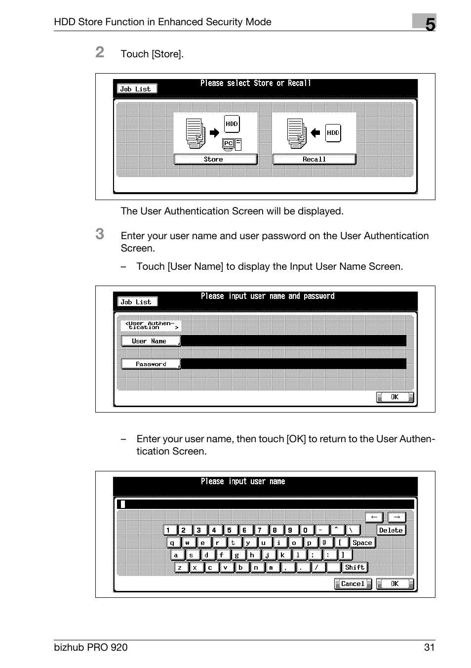 Konica Minolta 920 User Manual | Page 39 / 76