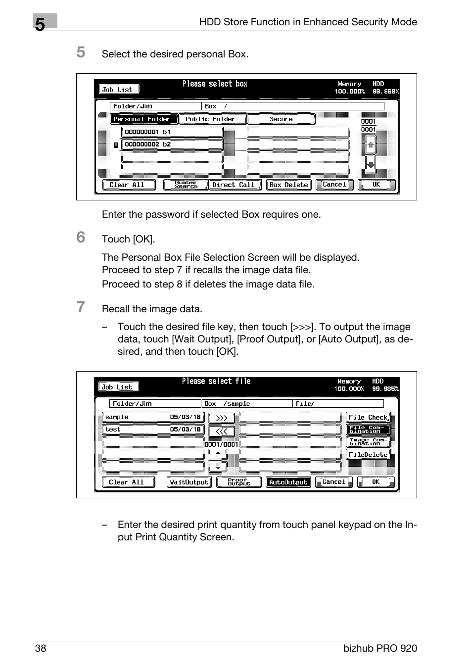 Konica Minolta 920 User Manual | Page 46 / 76