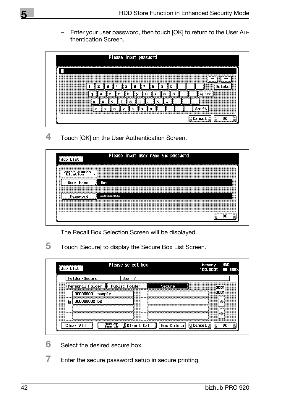 Konica Minolta 920 User Manual | Page 50 / 76