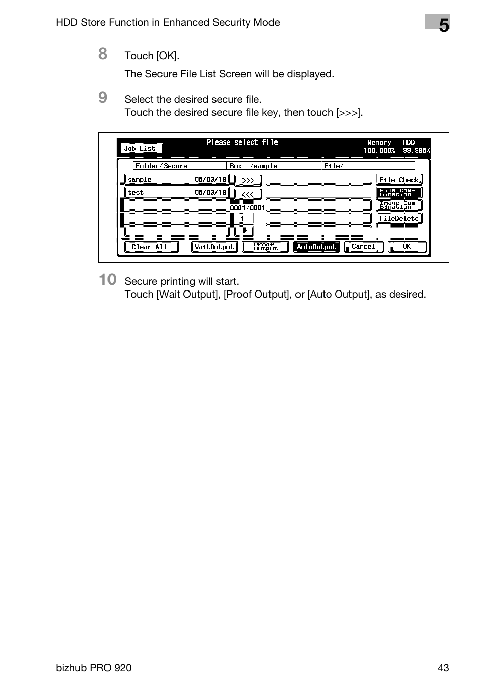 Konica Minolta 920 User Manual | Page 51 / 76