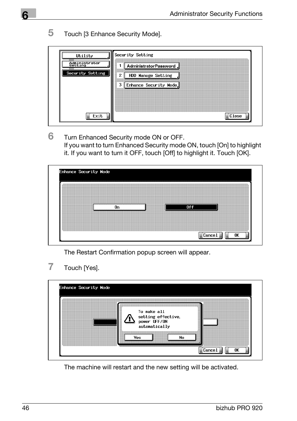 Konica Minolta 920 User Manual | Page 54 / 76