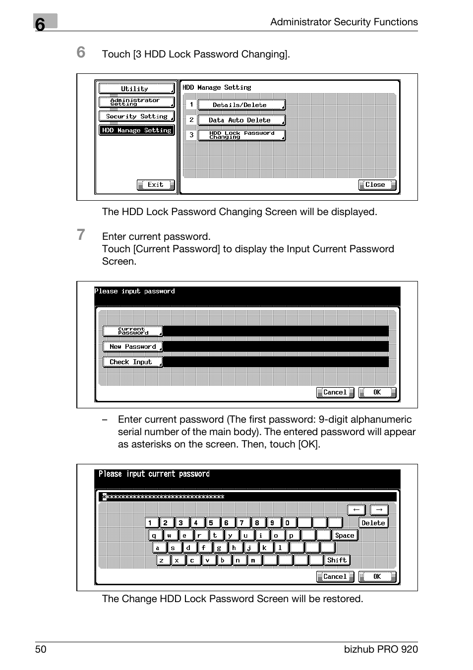 Konica Minolta 920 User Manual | Page 58 / 76