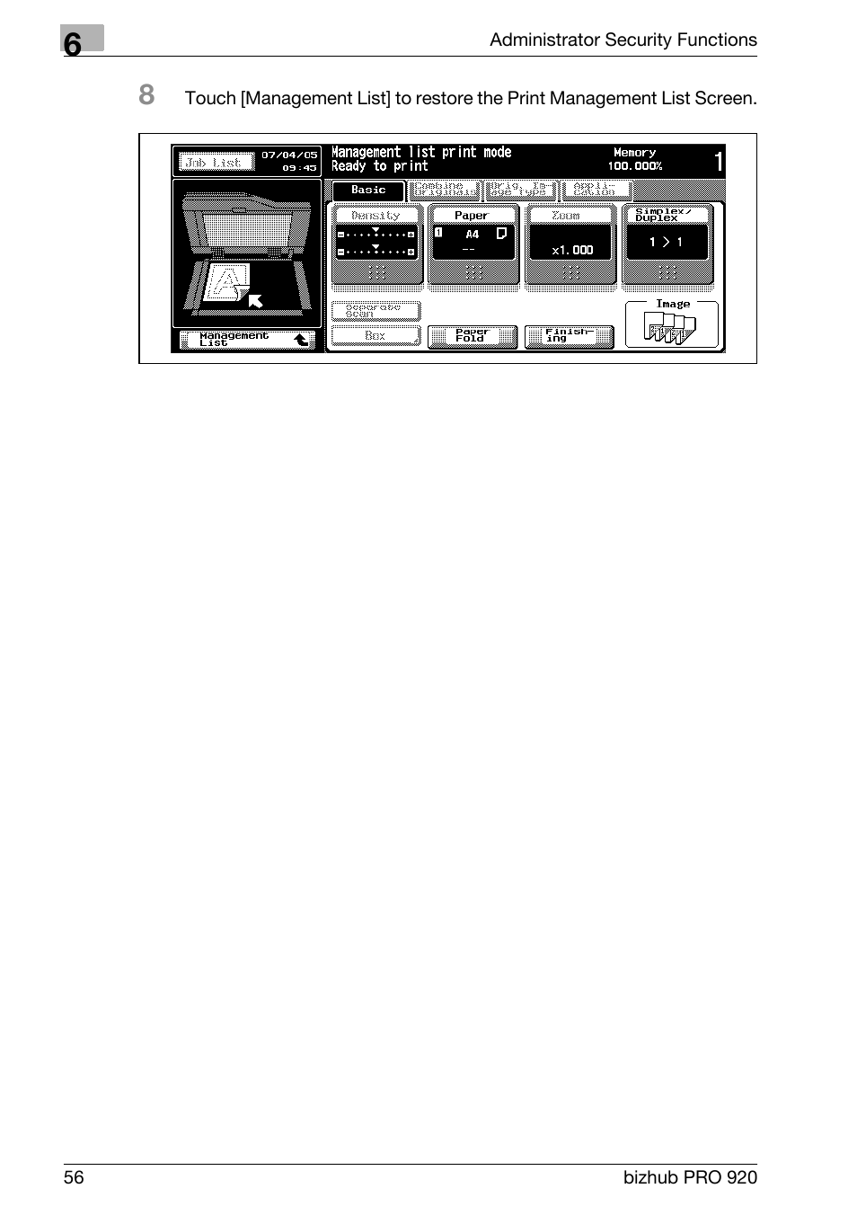 Konica Minolta 920 User Manual | Page 64 / 76