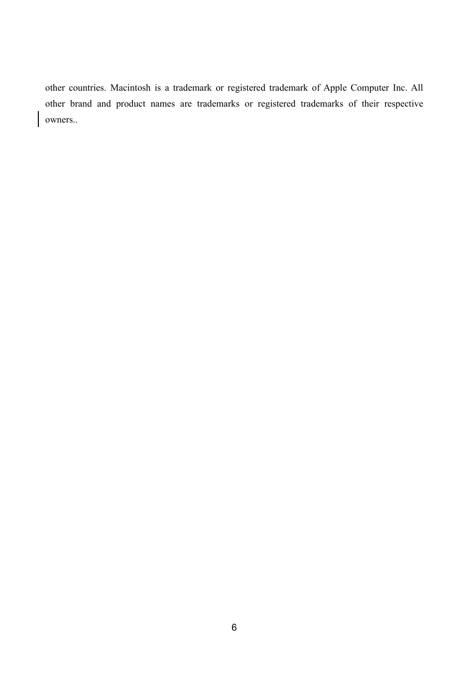Konica Minolta DiMAGE G400 User Manual | Page 6 / 6
