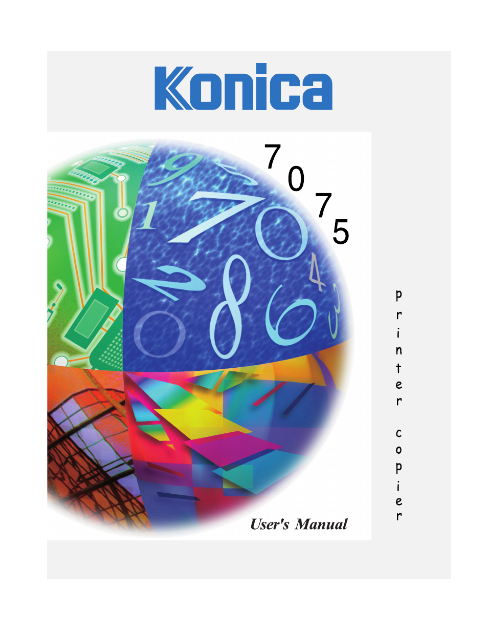 Konica Minolta 7075 User Manual | 311 pages