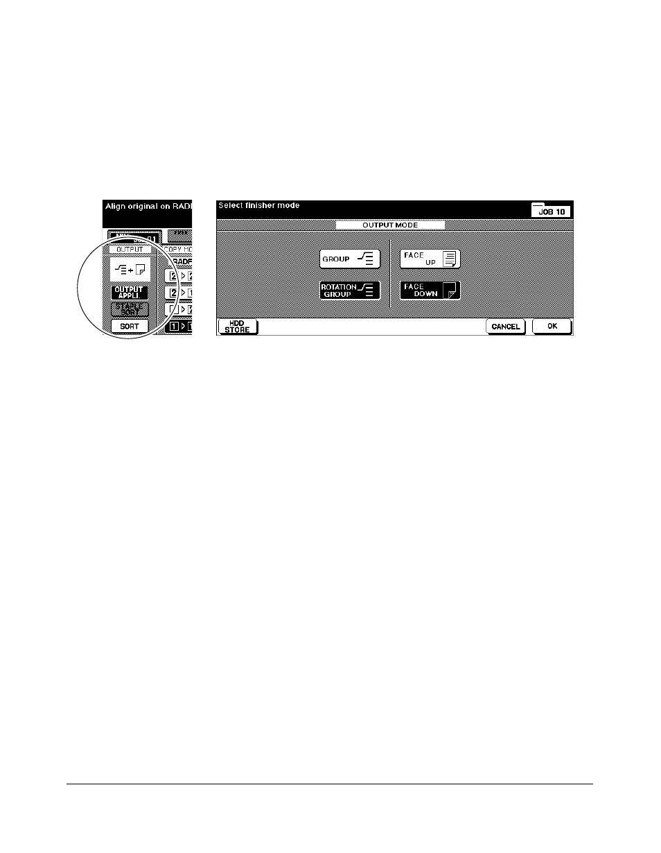 Output modes | Konica Minolta 7075 User Manual | Page 137 / 311