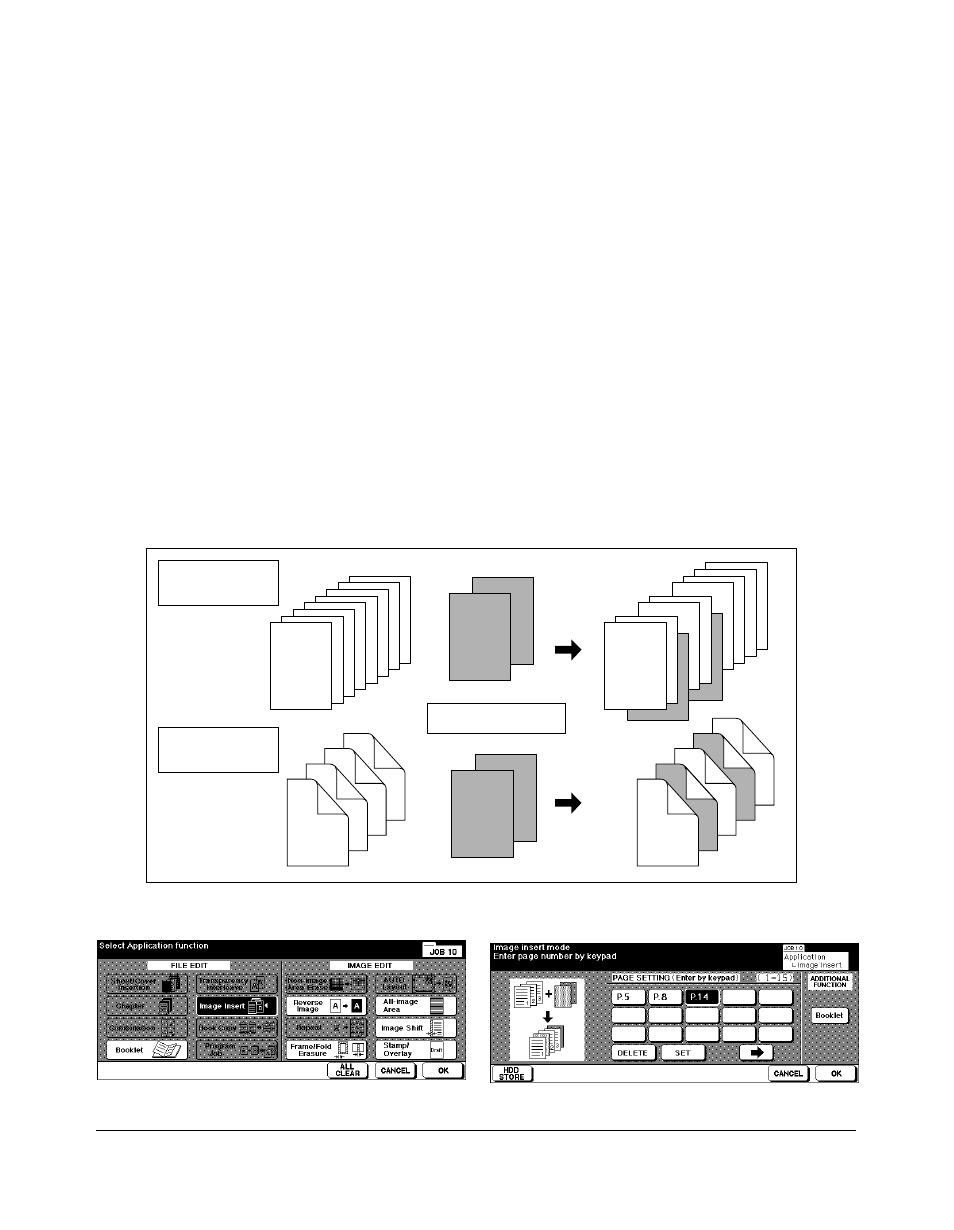 Applications, Image insert | Konica Minolta 7075 User Manual | Page 169 / 311