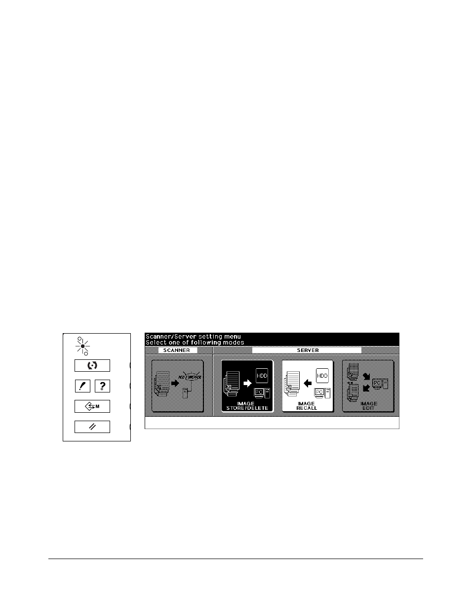 Server function, Image store/delete mode | Konica Minolta 7075 User Manual | Page 206 / 311