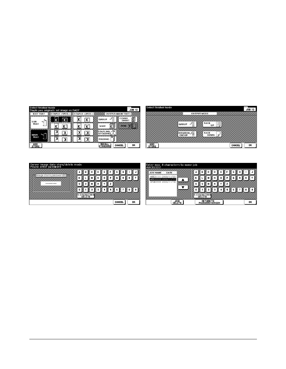 Server function, Image store & output mode | Konica Minolta 7075 User Manual | Page 210 / 311