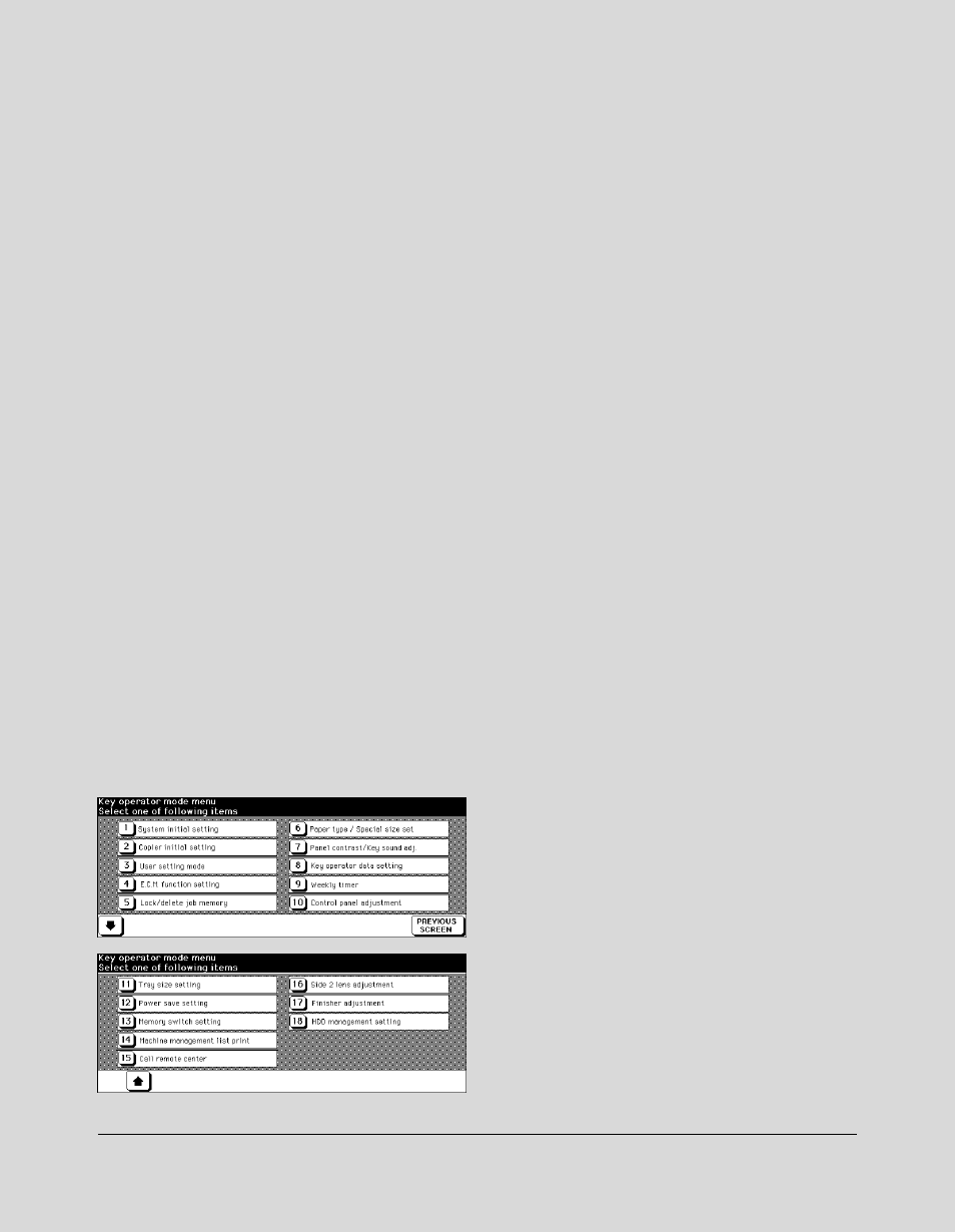 Sec.13 : key operator mode | Konica Minolta 7075 User Manual | Page 225 / 311