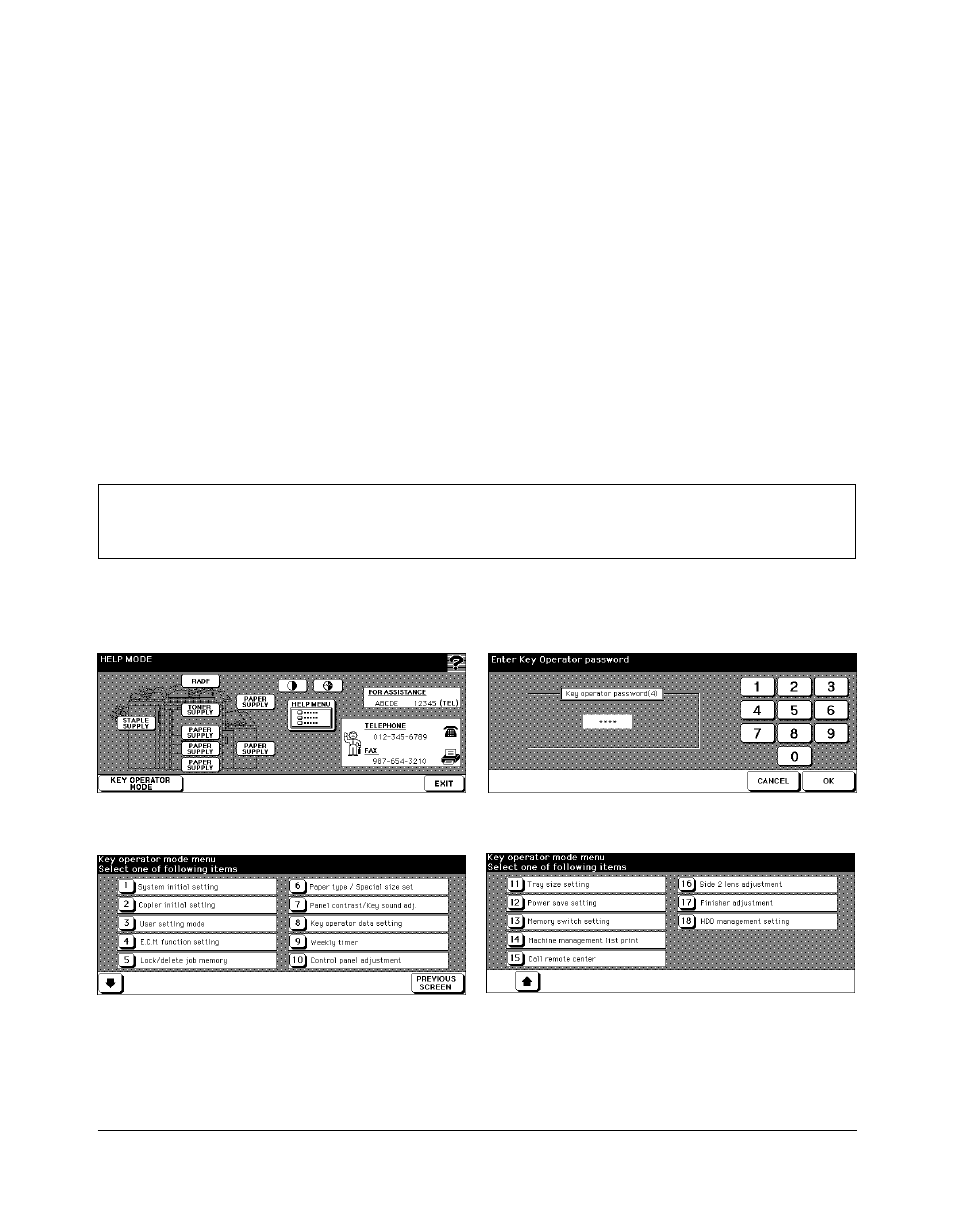 Key operator mode | Konica Minolta 7075 User Manual | Page 226 / 311