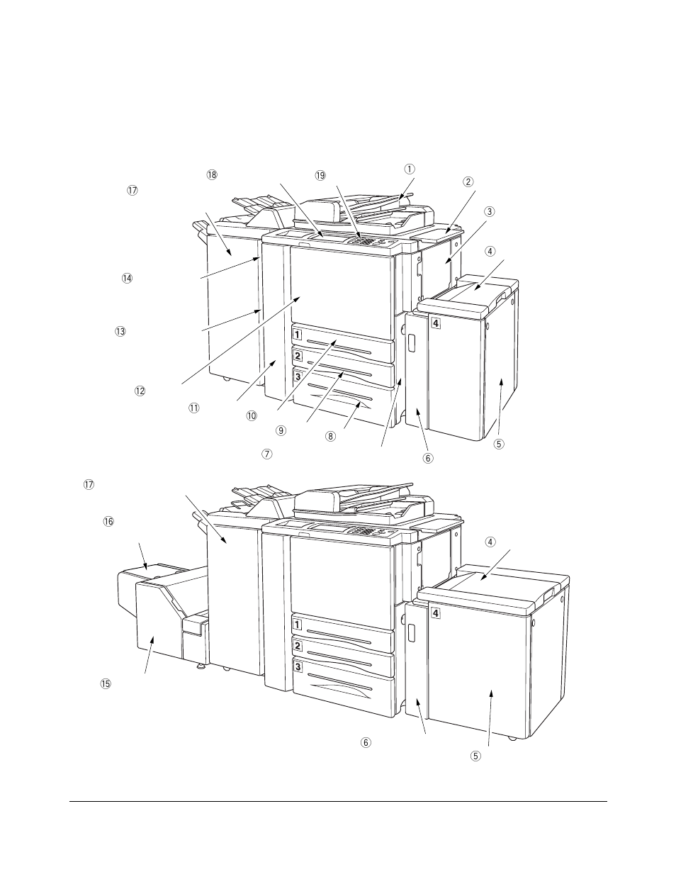 Machine information, Machine configuration, External machine | Konica Minolta 7075 User Manual | Page 38 / 311