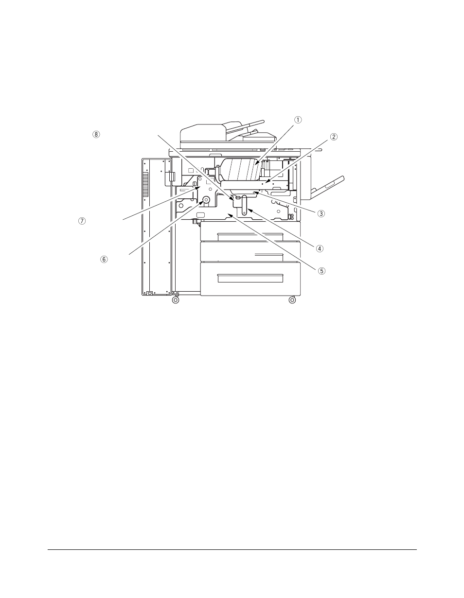 Machine information, Machine configuration (continued), Internal machine call-outs | Konica Minolta 7075 User Manual | Page 40 / 311