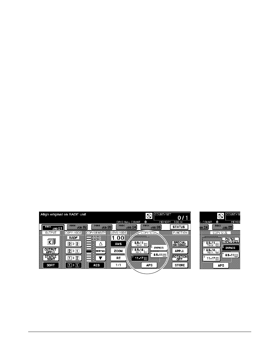 Basic operations, Copy size | Konica Minolta 7075 User Manual | Page 87 / 311