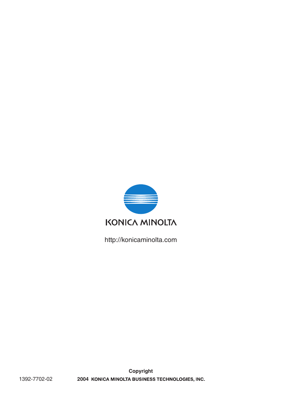 Konica Minolta FAX2900/FAX3900 User Manual | Page 60 / 60