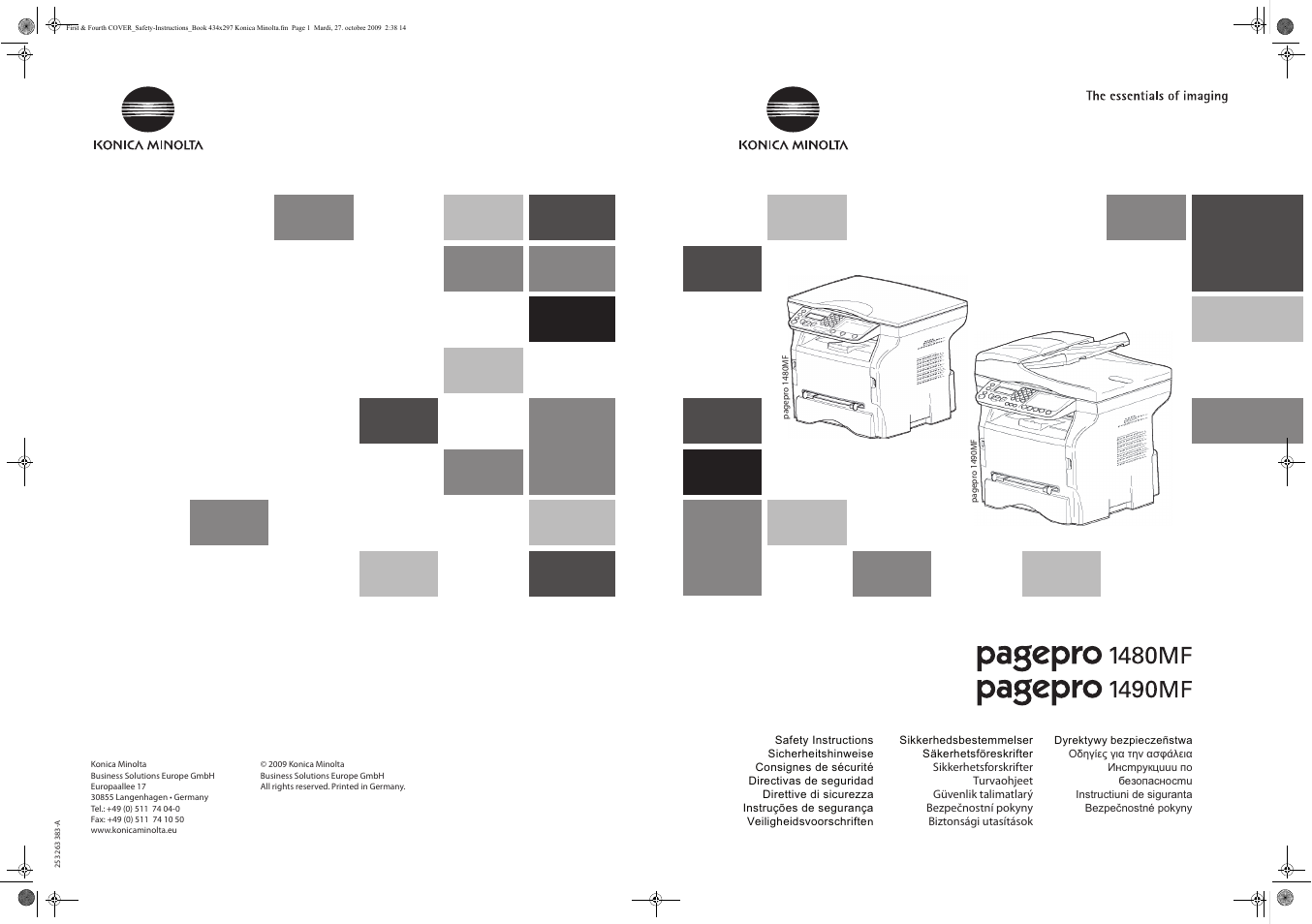 Konica Minolta PAGEPRO 1480MF User Manual | 198 pages