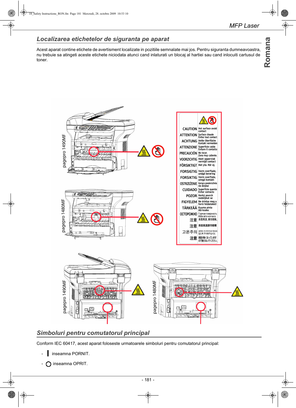 Konica Minolta PAGEPRO 1480MF User Manual | Page 182 / 198