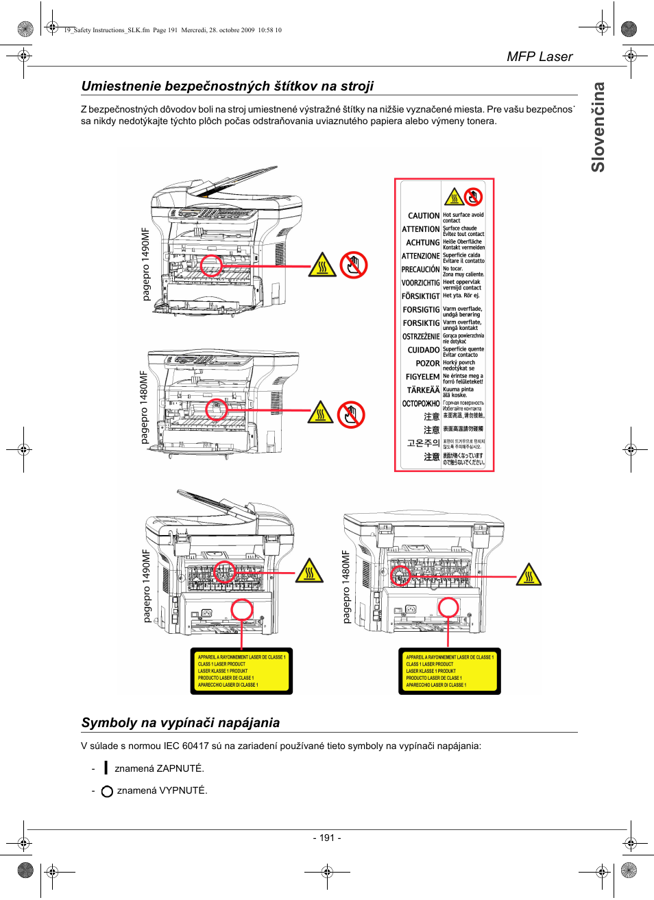 Konica Minolta PAGEPRO 1480MF User Manual | Page 192 / 198