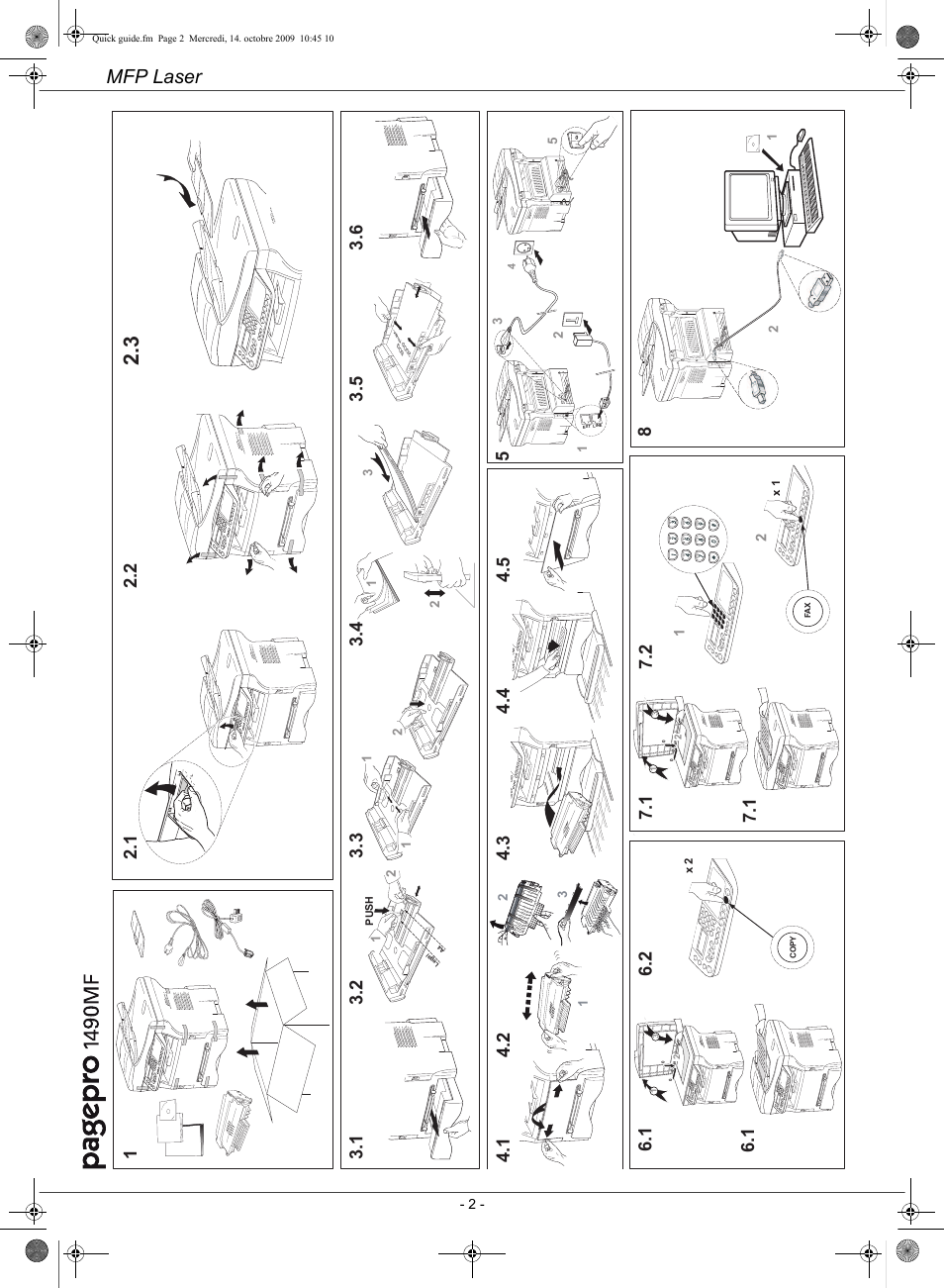 Mfp laser | Konica Minolta PAGEPRO 1480MF User Manual | Page 3 / 198