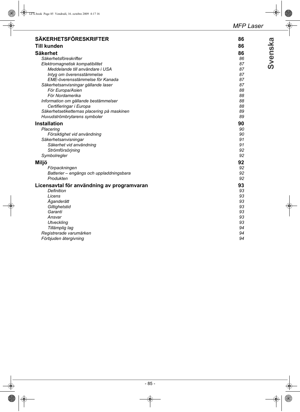 6yhqvnd, Mfp laser | Konica Minolta PAGEPRO 1480MF User Manual | Page 86 / 198