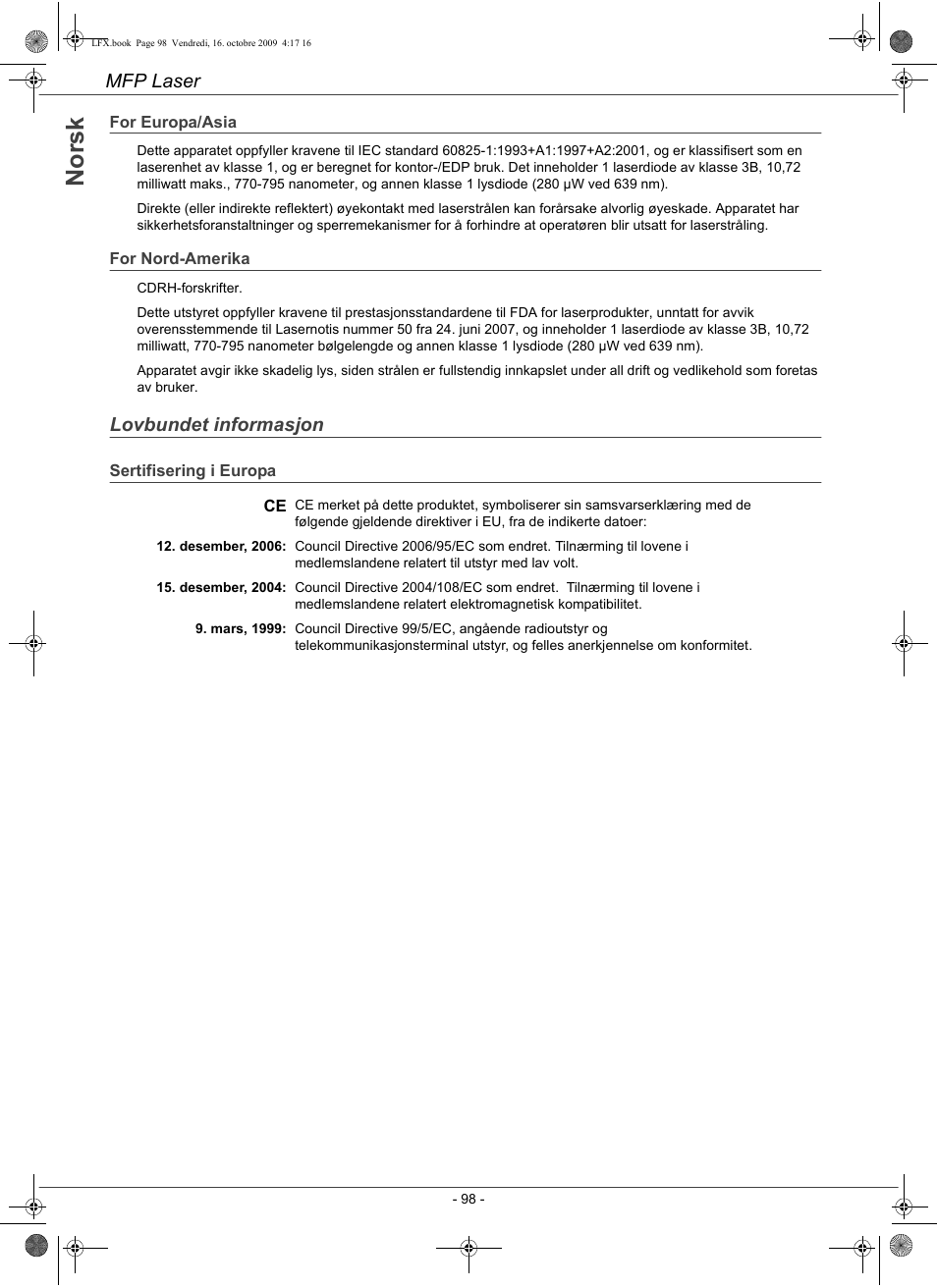 No rs k | Konica Minolta PAGEPRO 1480MF User Manual | Page 99 / 198