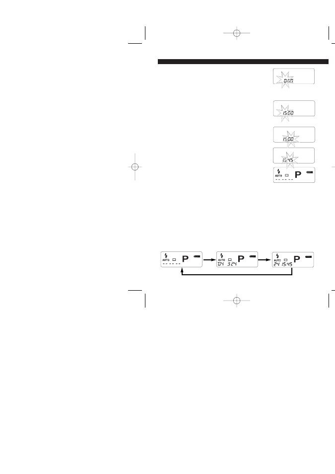 Date and time setting, Selecting the imprinting format | Konica Minolta MAXXUM 3 User Manual | Page 18 / 64