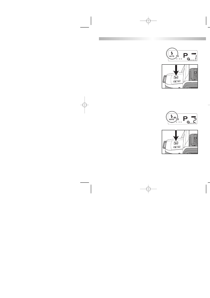 Using the built-in flash, Autoflash autoflash with red-eye reduction | Konica Minolta MAXXUM 3 User Manual | Page 34 / 64