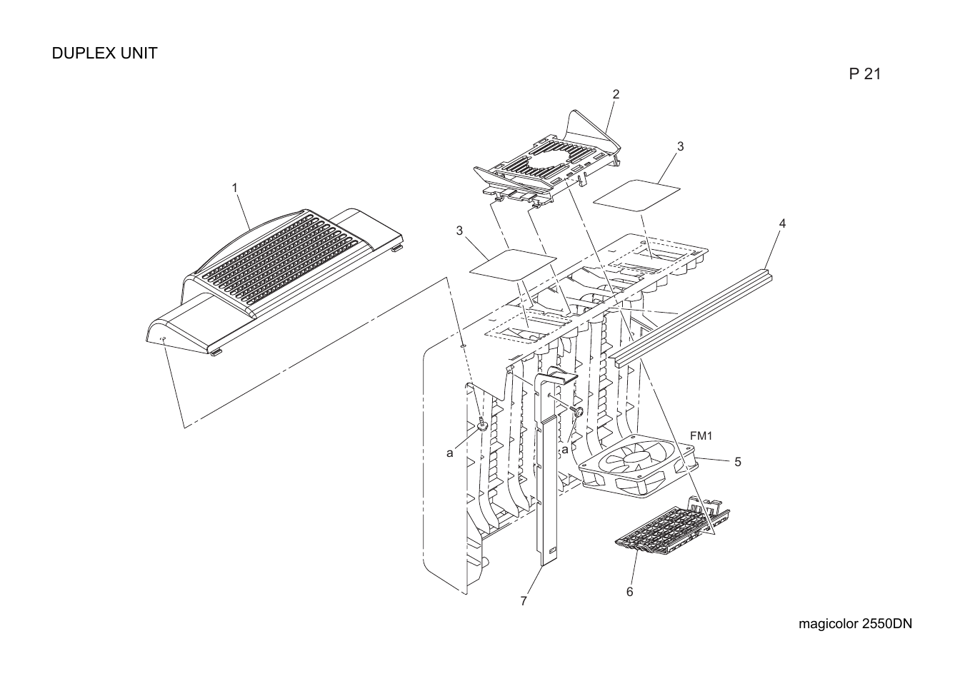 Duplex unit | Konica Minolta magicolor 2550DN A00V014 User Manual | Page 50 / 67