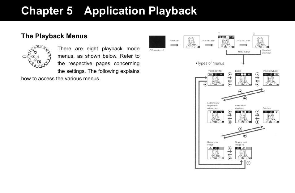 Chapter 5 application playback | Konica Minolta Q-M200 User Manual | Page 53 / 89