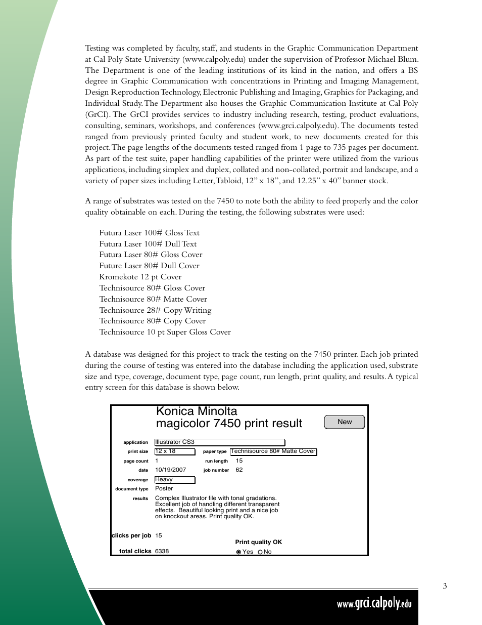 Konica minolta magicolor 7450 print result | Konica Minolta 7450 User Manual | Page 3 / 9
