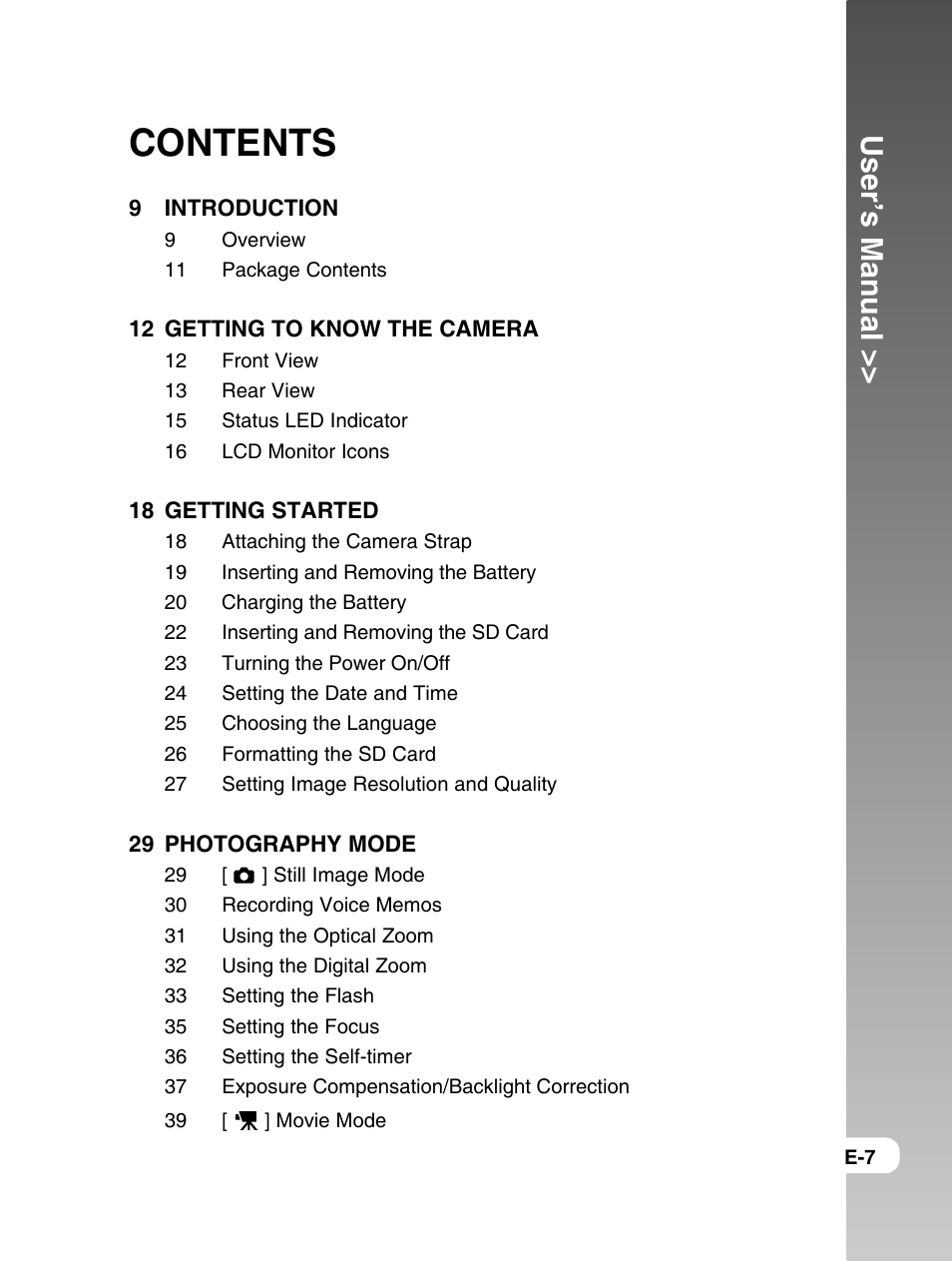 Konica Minolta E50 User Manual | Page 7 / 75