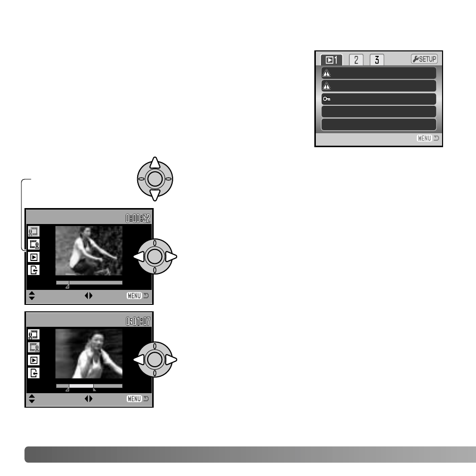 Movie editing | Konica Minolta DIMAGE Z5 User Manual | Page 80 / 132
