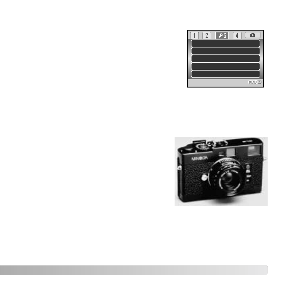 Audio signals, Focus signal, Shutter fx | Volume | Konica Minolta DIMAGE Z5 User Manual | Page 99 / 132