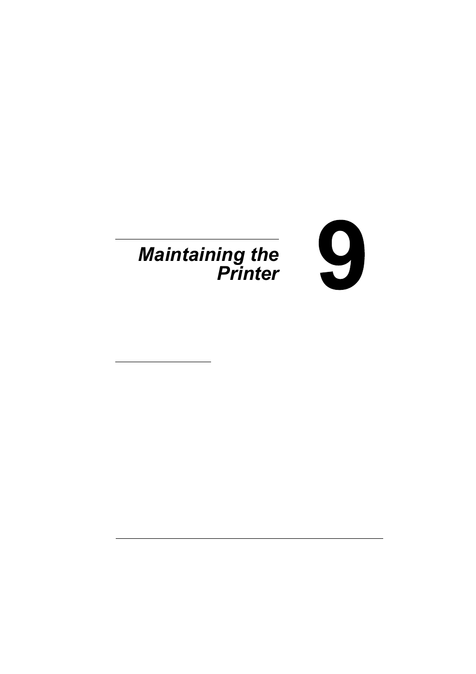 Ch.9 maintaining the printer, 9 maintaining the printer | Konica Minolta PagePro 4650EN User Manual | Page 175 / 260