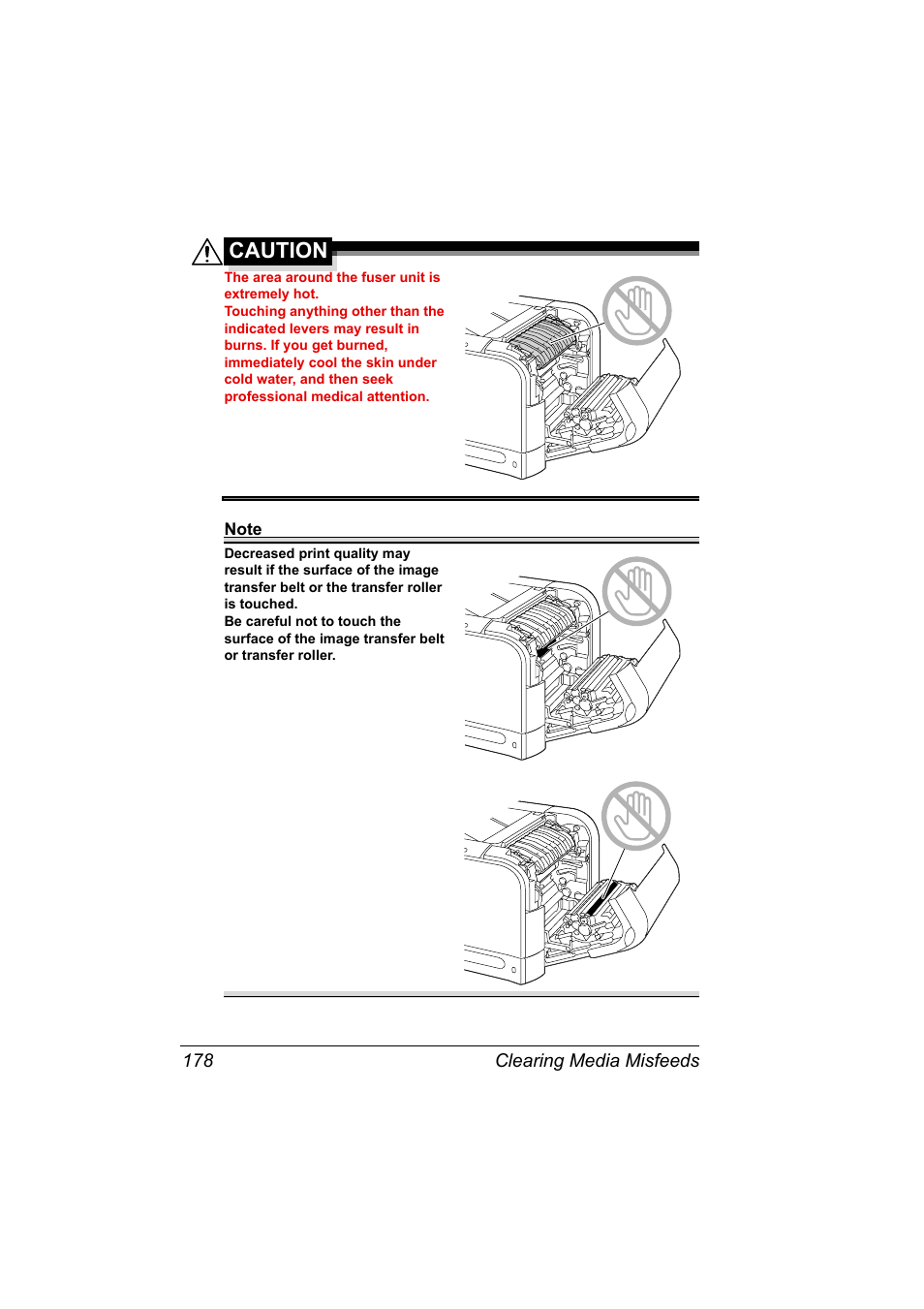 Caution | Konica Minolta PagePro 4650EN User Manual | Page 192 / 260