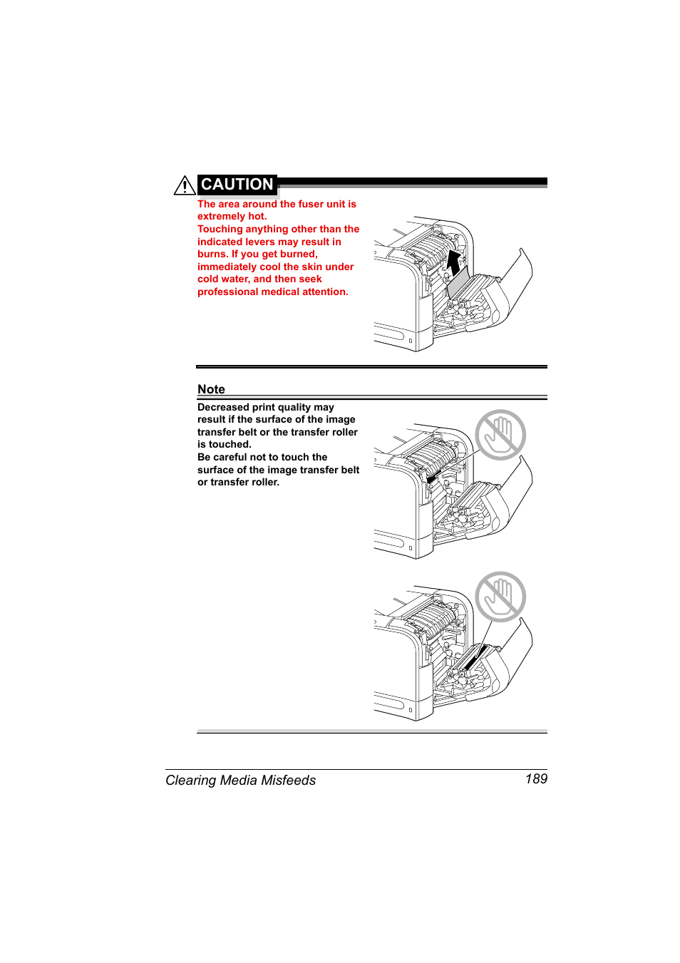 Caution | Konica Minolta PagePro 4650EN User Manual | Page 203 / 260