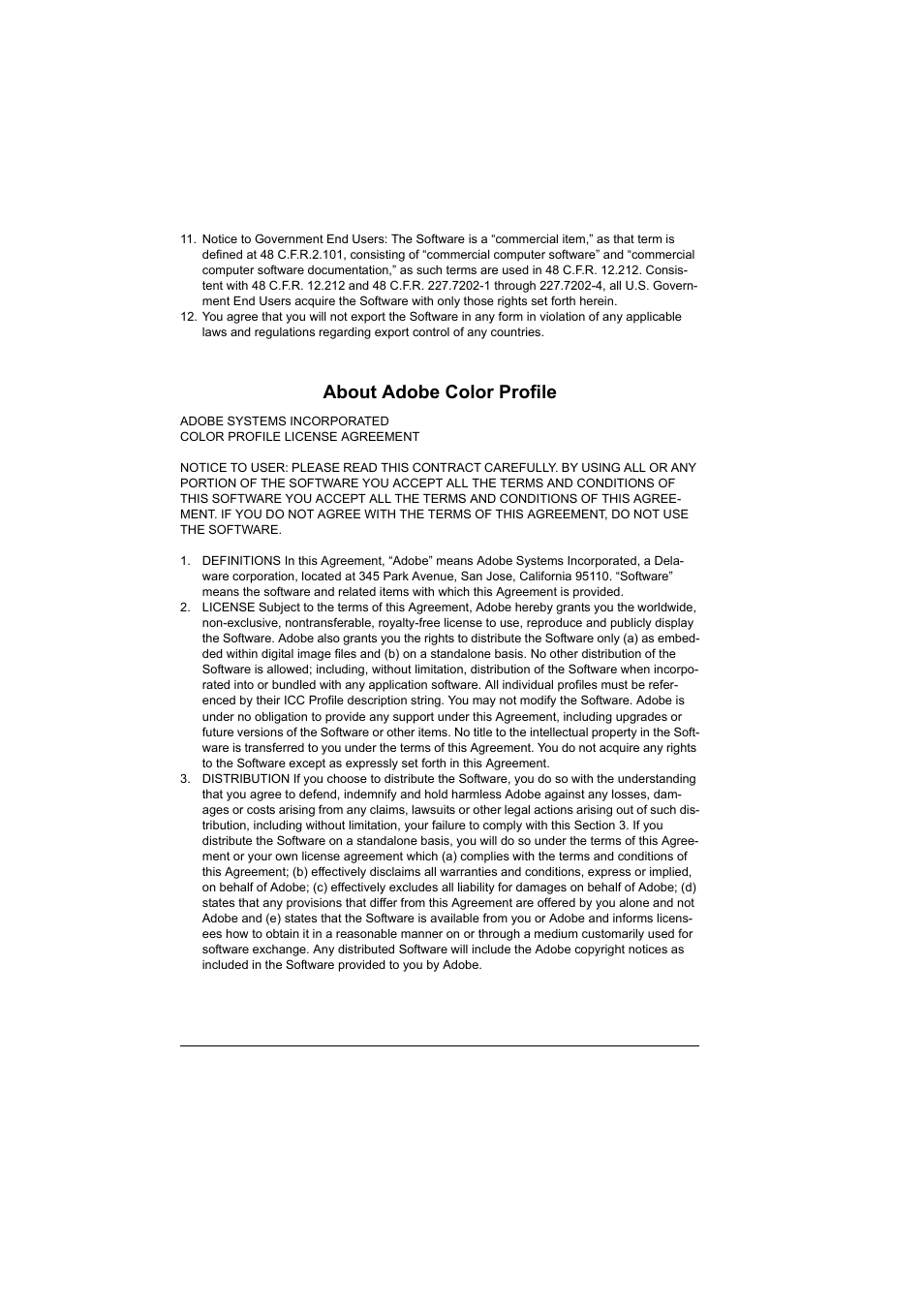 About adobe color profile | Konica Minolta PagePro 4650EN User Manual | Page 4 / 260