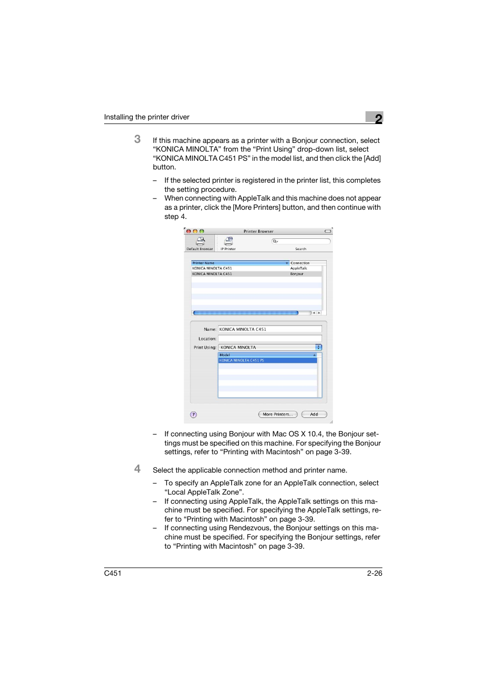 Konica Minolta BIZHUP C451 User Manual | Page 69 / 410