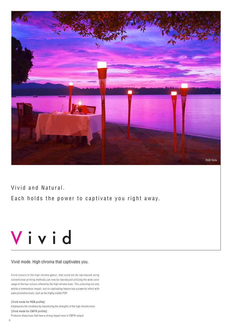 Vi v i d | Konica Minolta C70hc User Manual | Page 4 / 8