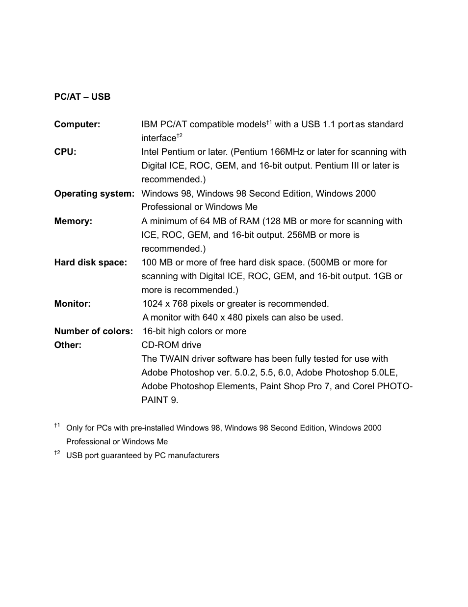 Konica Minolta II User Manual | Page 5 / 7