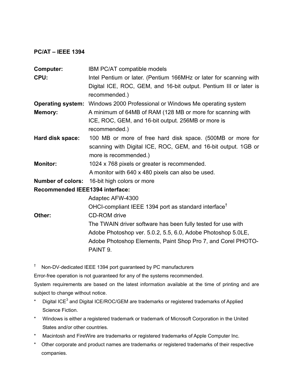 Konica Minolta II User Manual | Page 6 / 7