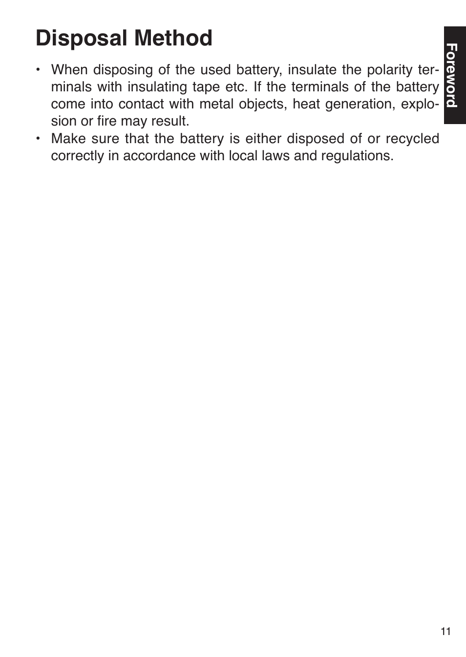 Disposal method | Konica Minolta Oxegen Saturation Monitor PULSOX-300 User Manual | Page 13 / 32