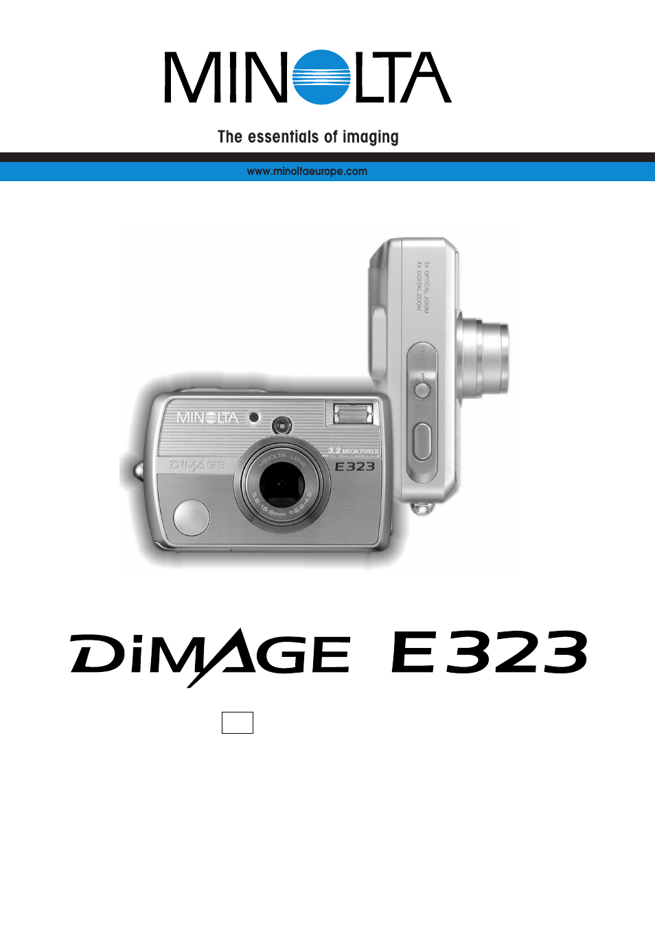 Konica Minolta DiMAGE E323 User Manual | 96 pages