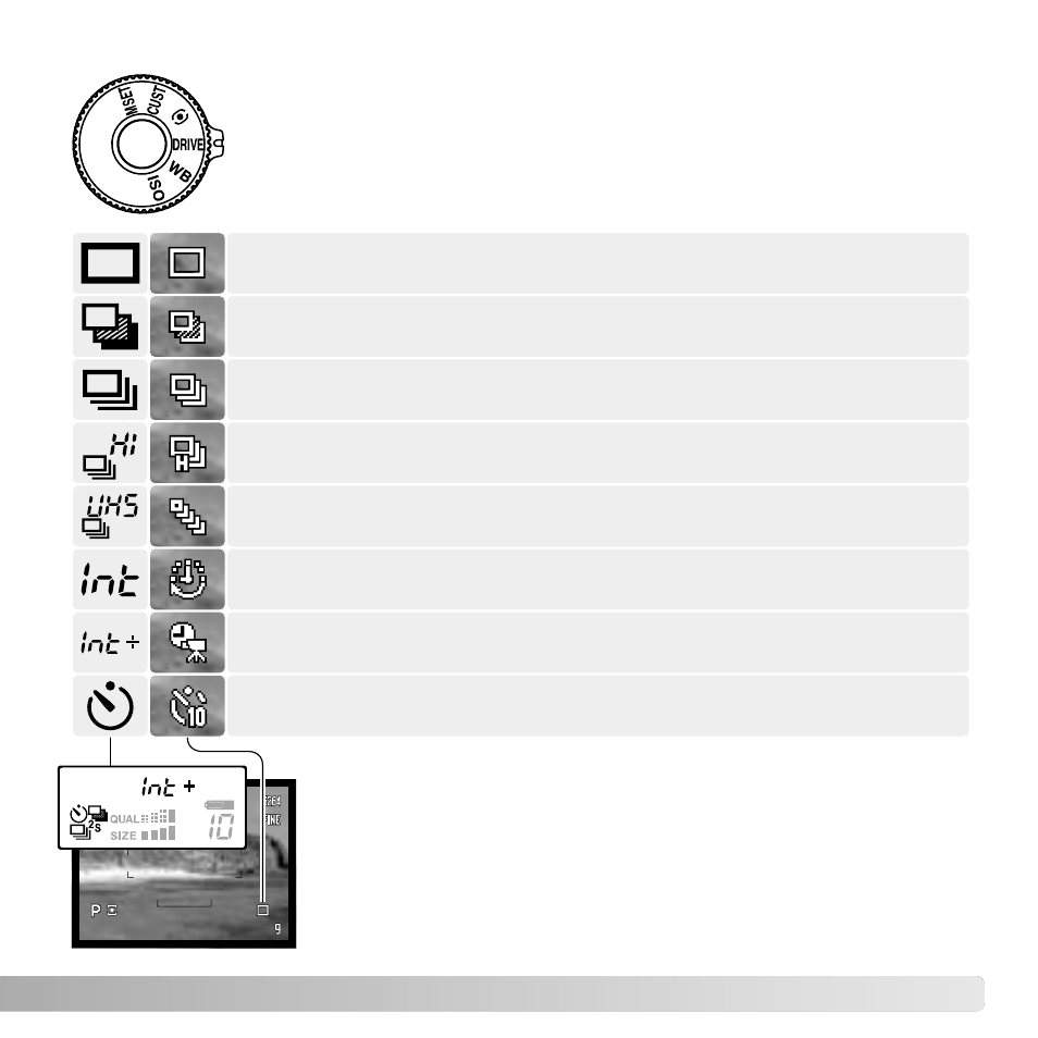 Drive modes | Konica Minolta DiMAGE A2 User Manual | Page 61 / 180