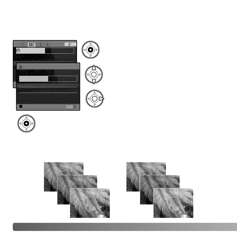 Interval setup, Bracketing setup | Konica Minolta DiMAGE A2 User Manual | Page 96 / 180