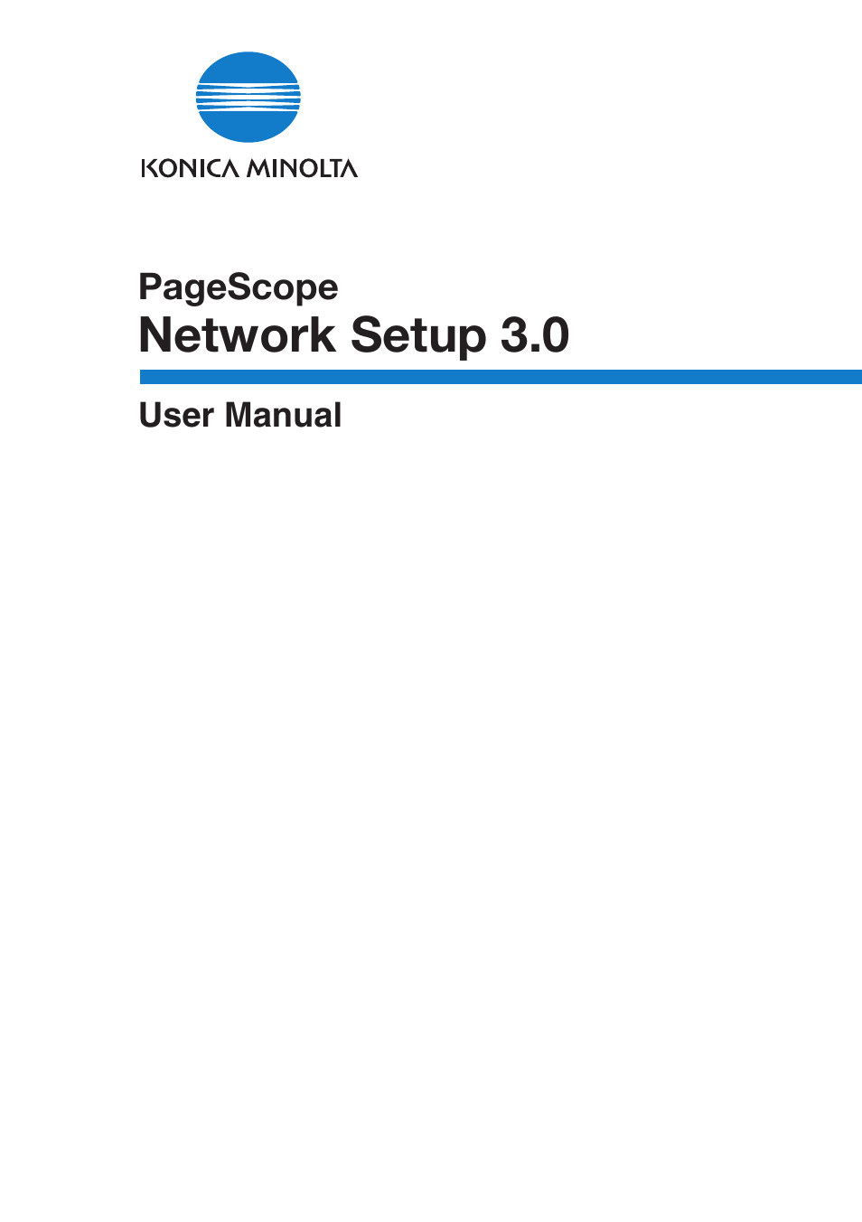 Konica Minolta PageScope User Manual | 47 pages