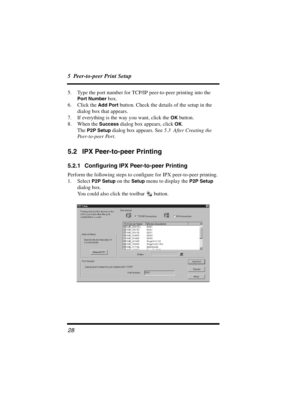 2 ipx peer-to-peer printing, 1 configuring ipx peer-to-peer printing, Ipx peer-to-peer printing | 1 configuring ipx peer-to-peer p, Rinting | Konica Minolta PageScope User Manual | Page 33 / 47