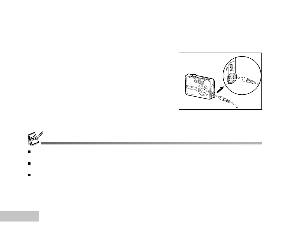 Using the ac power adapter (optional accessory) | Konica Minolta E500 User Manual | Page 17 / 76